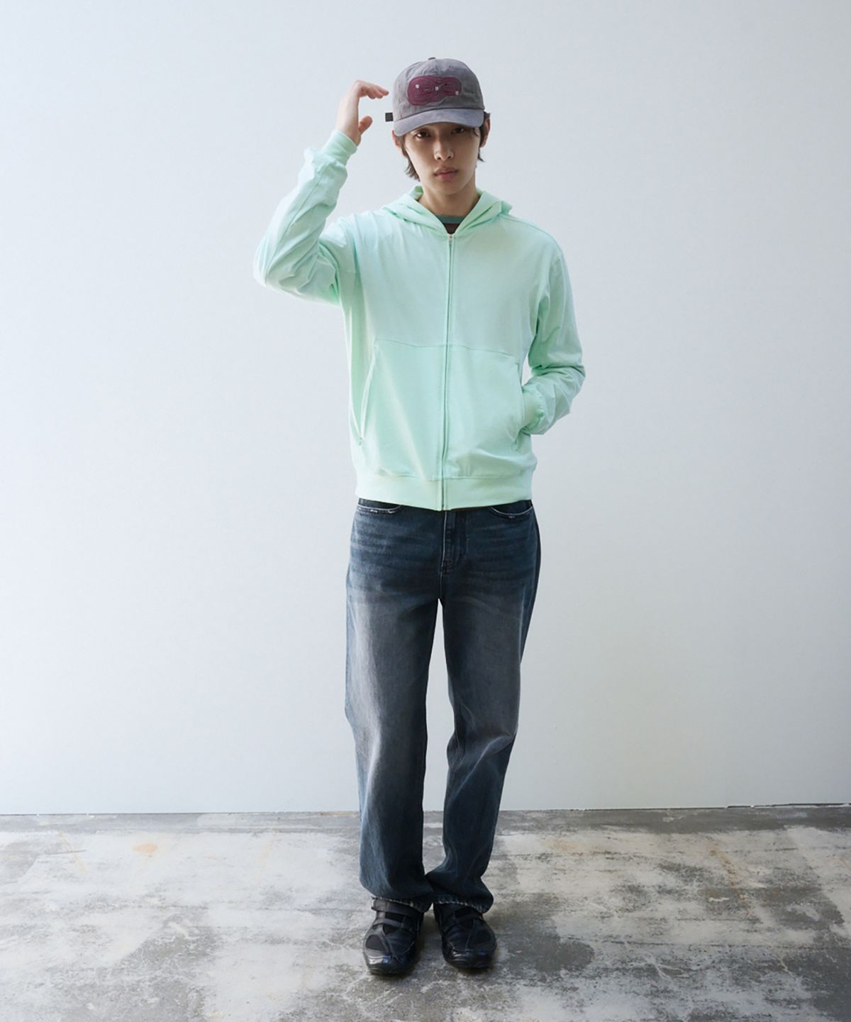 999휴머니티(999HUMANITY) 워시드 공존 캡 (모카)
