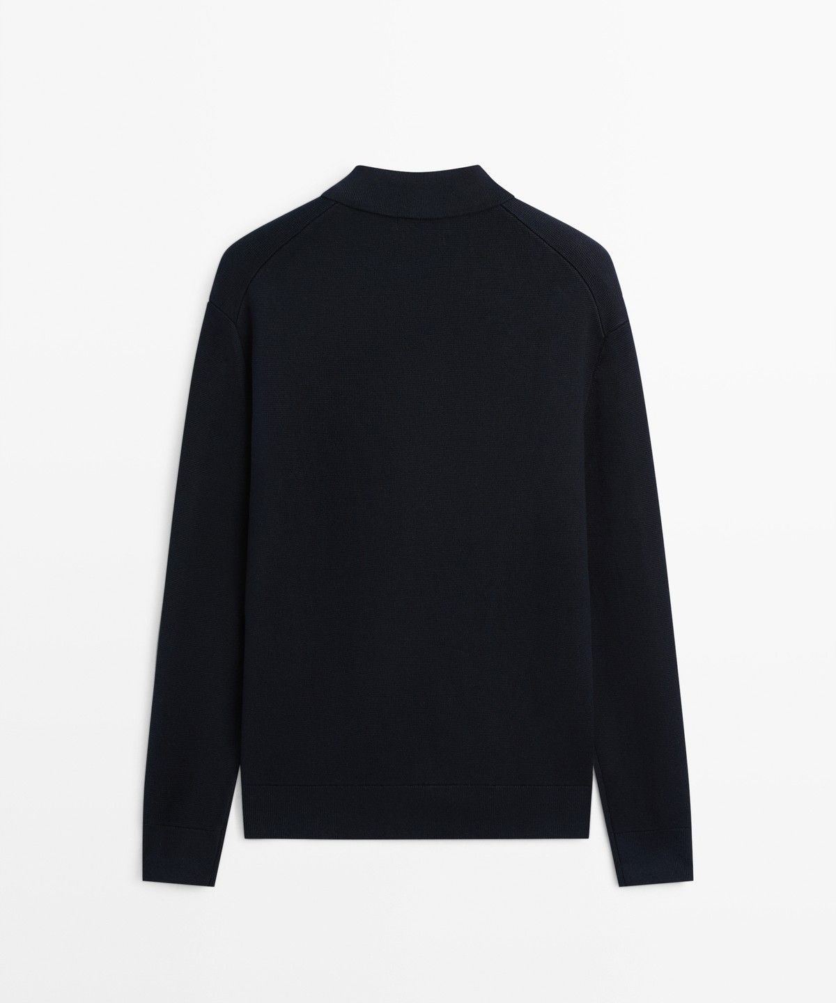 마시모두띠(MASSIMO DUTTI) 100% 코튼 폴로넥 니트 가디건