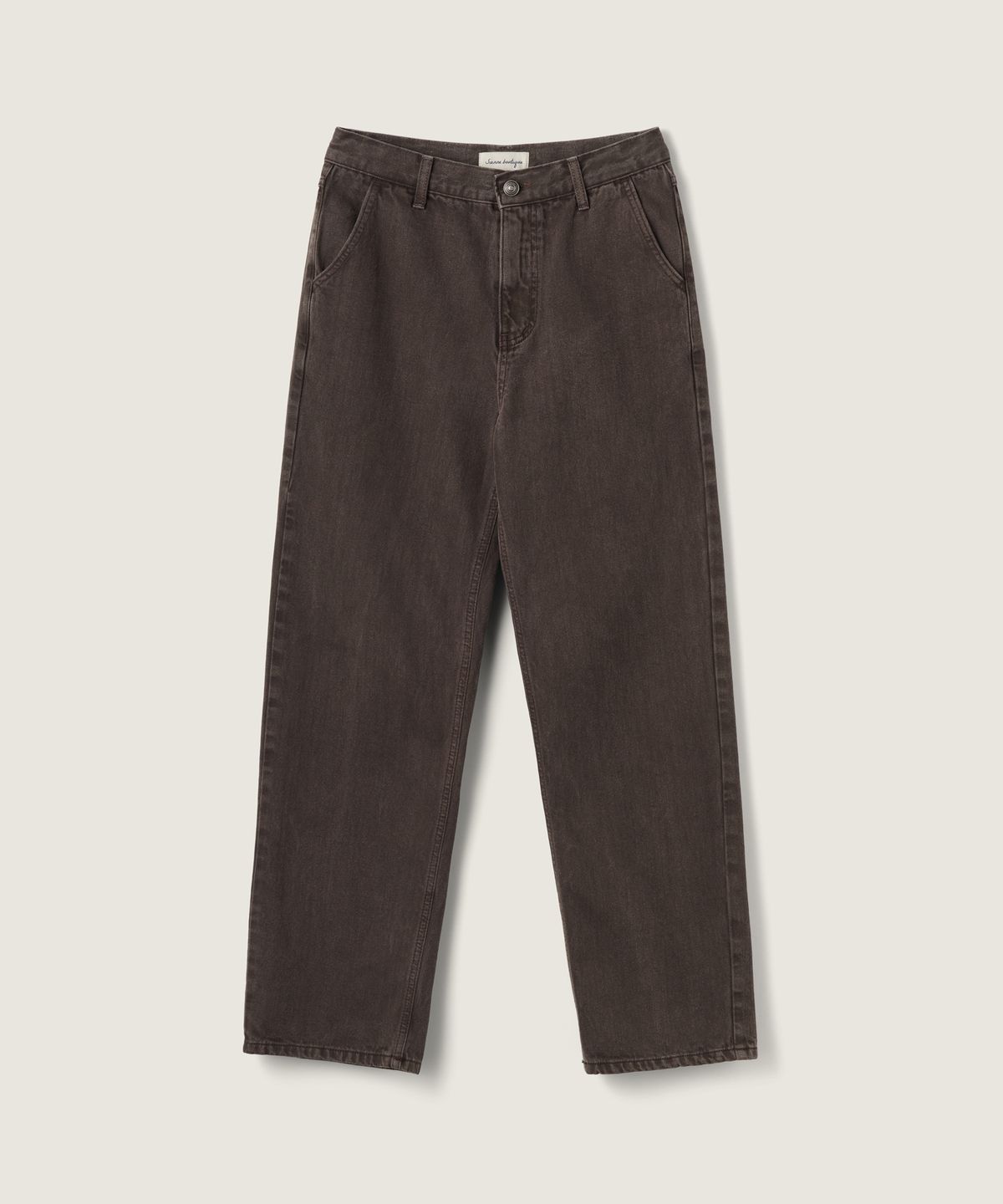 시엔느(SIENNE) Olsen Denim Pants (Brown)