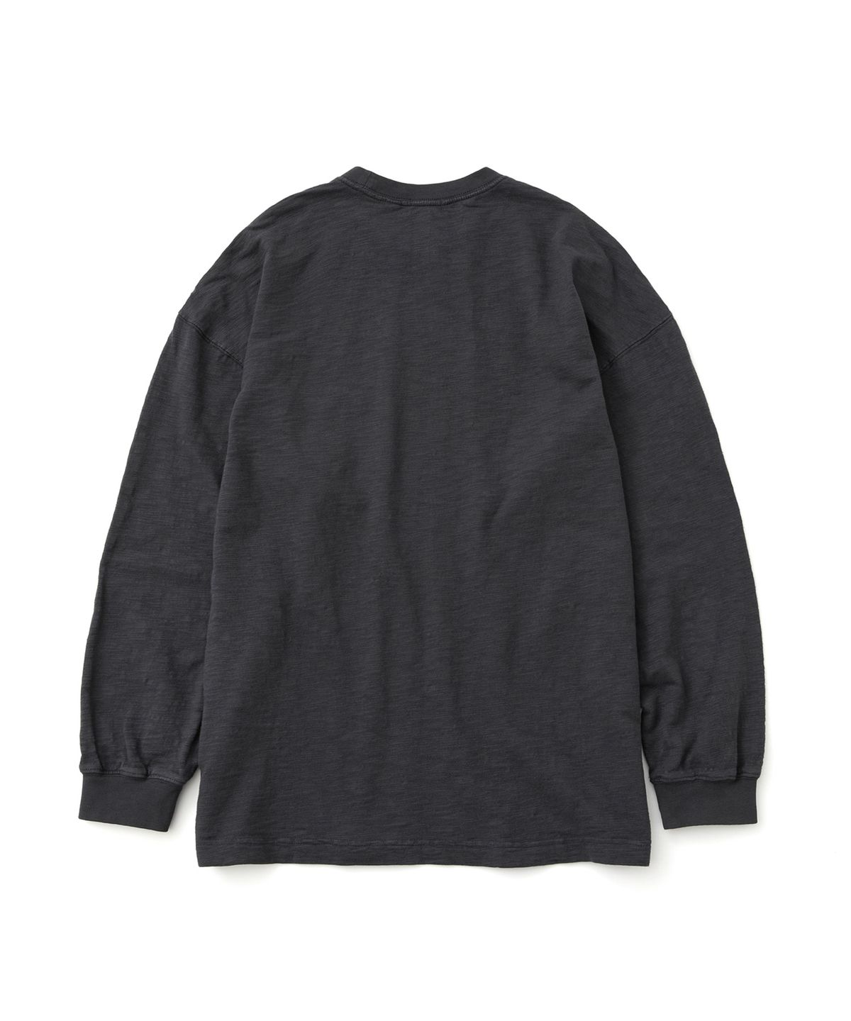 더블유엠씨(WMC) 슬럽 포켓 롱슬리브_CHARCOAL GREY