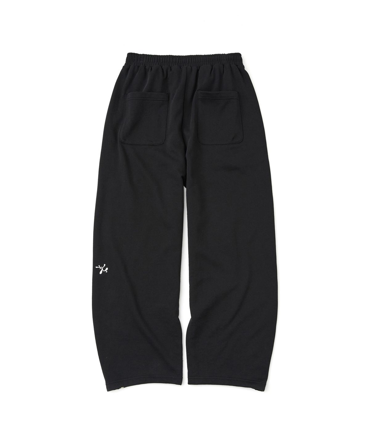 더블유엠씨(WMC) 커브드 스웨트팬츠_CHARCOAL GREY