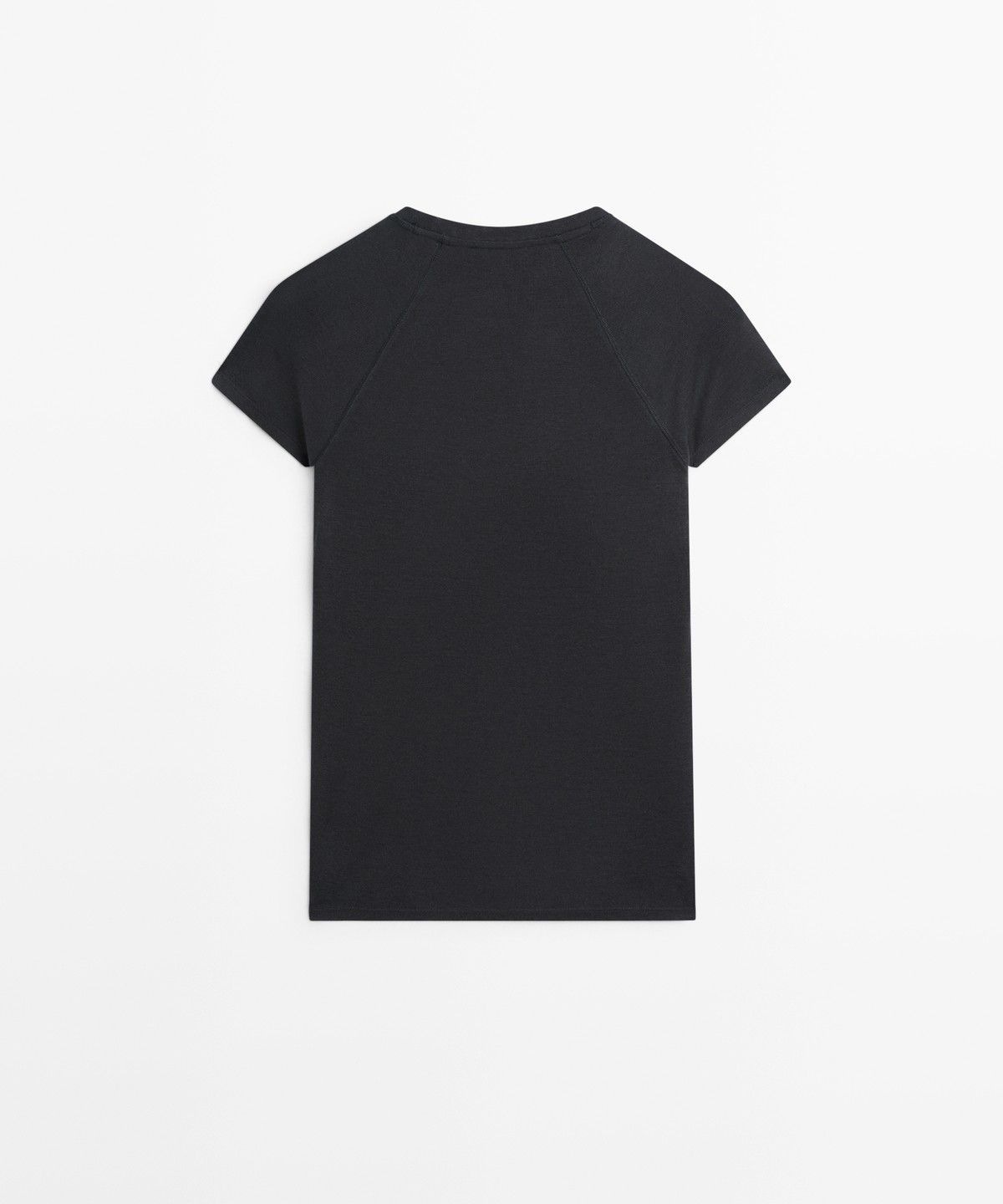 마시모두띠(MASSIMO DUTTI) 래글런 반팔 티셔츠