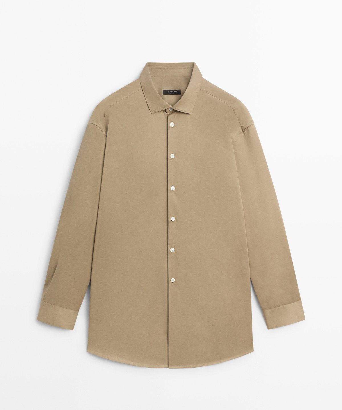 마시모두띠(MASSIMO DUTTI) 100% 코튼 포플린 셔츠