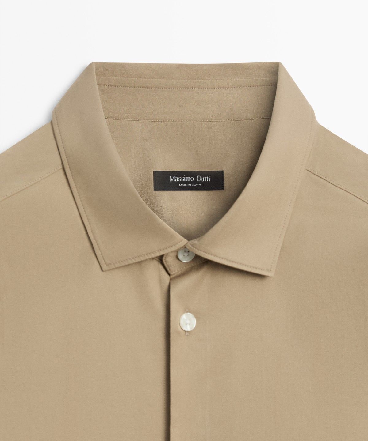 마시모두띠(MASSIMO DUTTI) 100% 코튼 포플린 셔츠