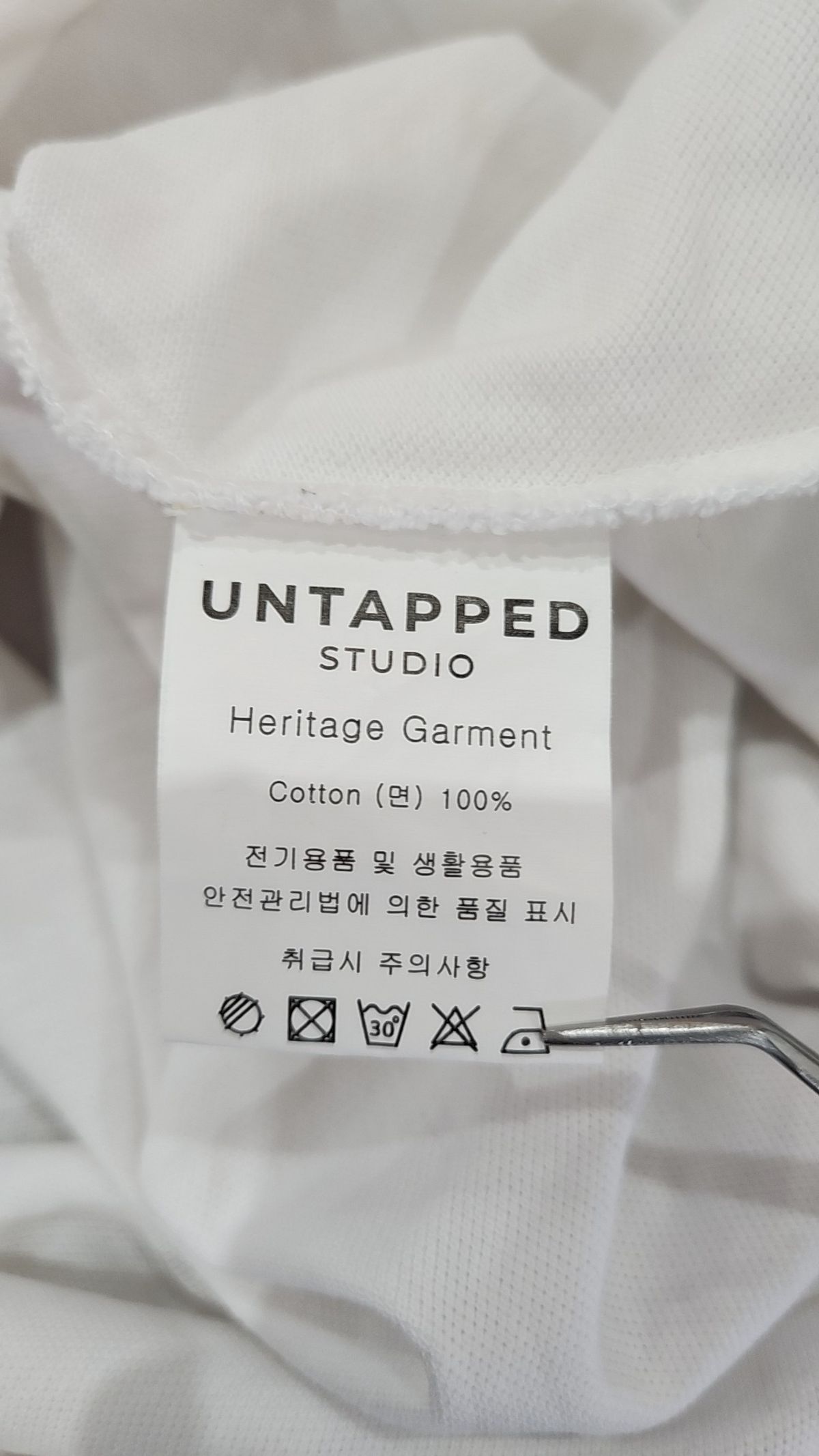 언탭트 스튜디오(UNTAPPED STUDIO) 피케/카라 티셔츠 XL