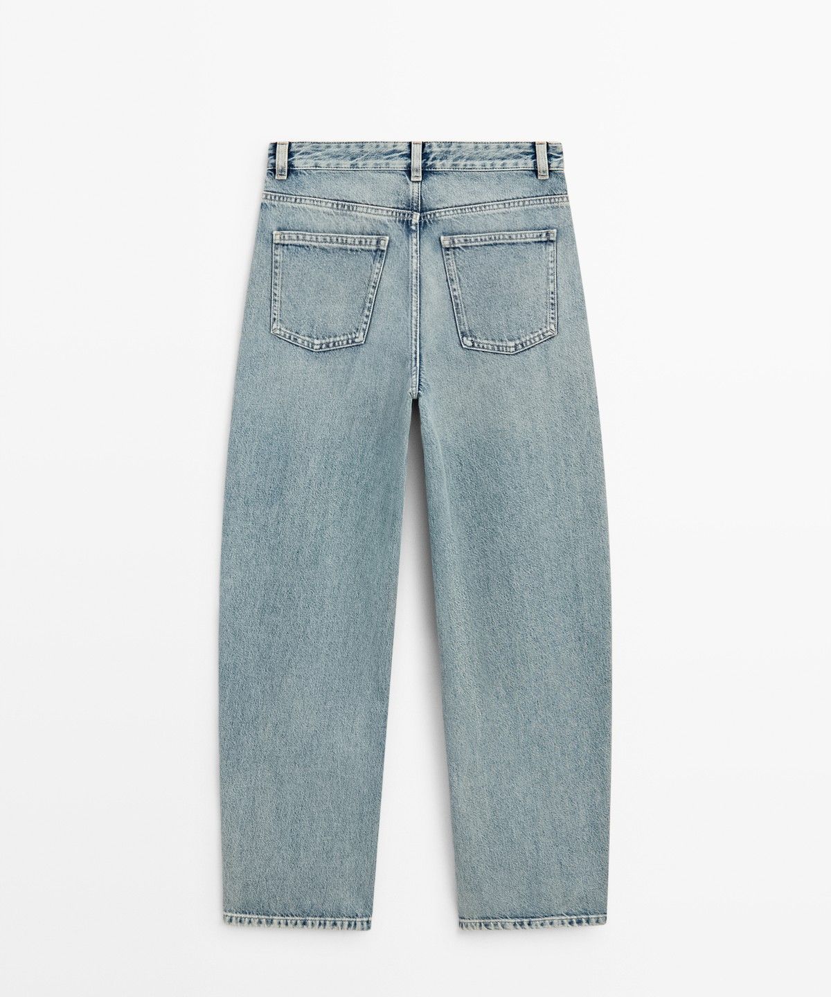 마시모두띠(MASSIMO DUTTI) 미드라이즈 배럴 핏 진