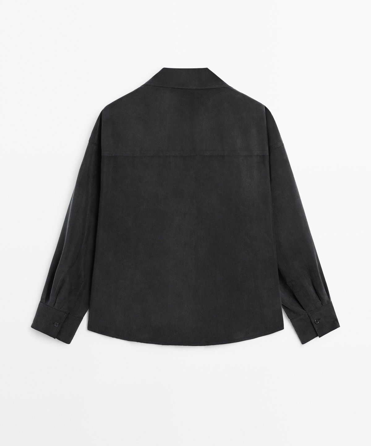 마시모두띠(MASSIMO DUTTI) 플루이드 더블 브레스티드 셔츠