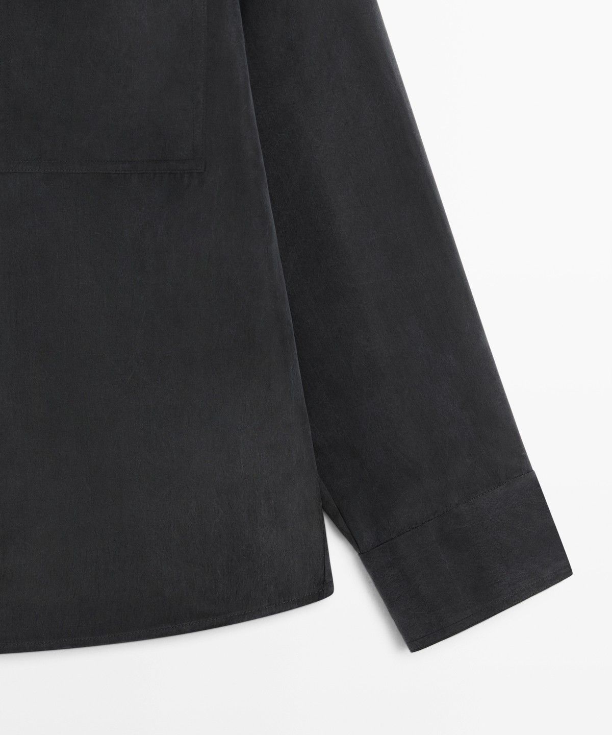 마시모두띠(MASSIMO DUTTI) 플루이드 더블 브레스티드 셔츠