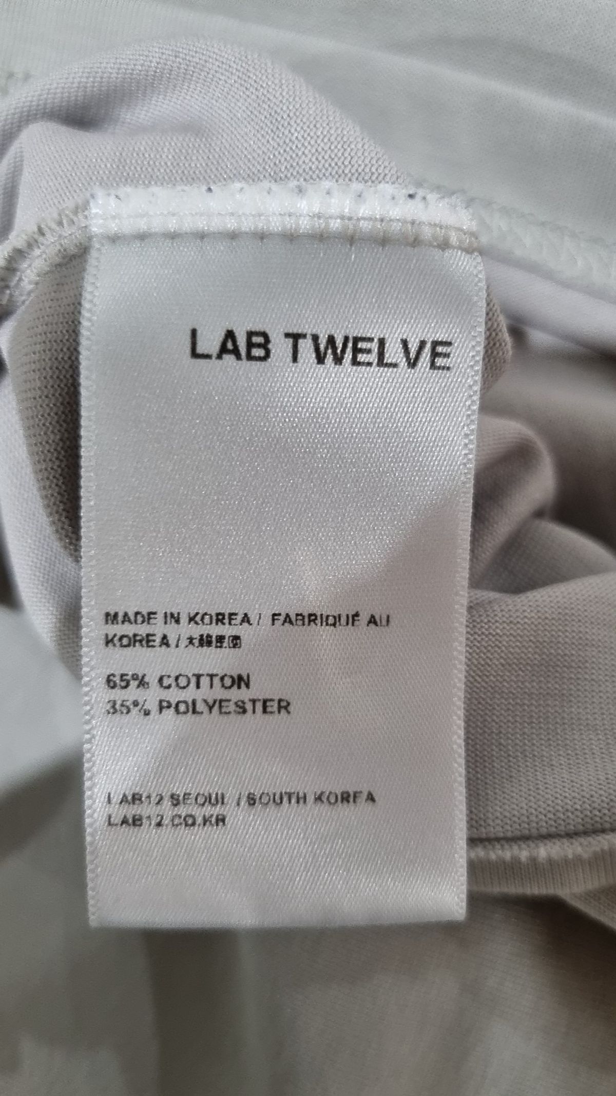 랩12(LAB12) 반소매 티셔츠 2