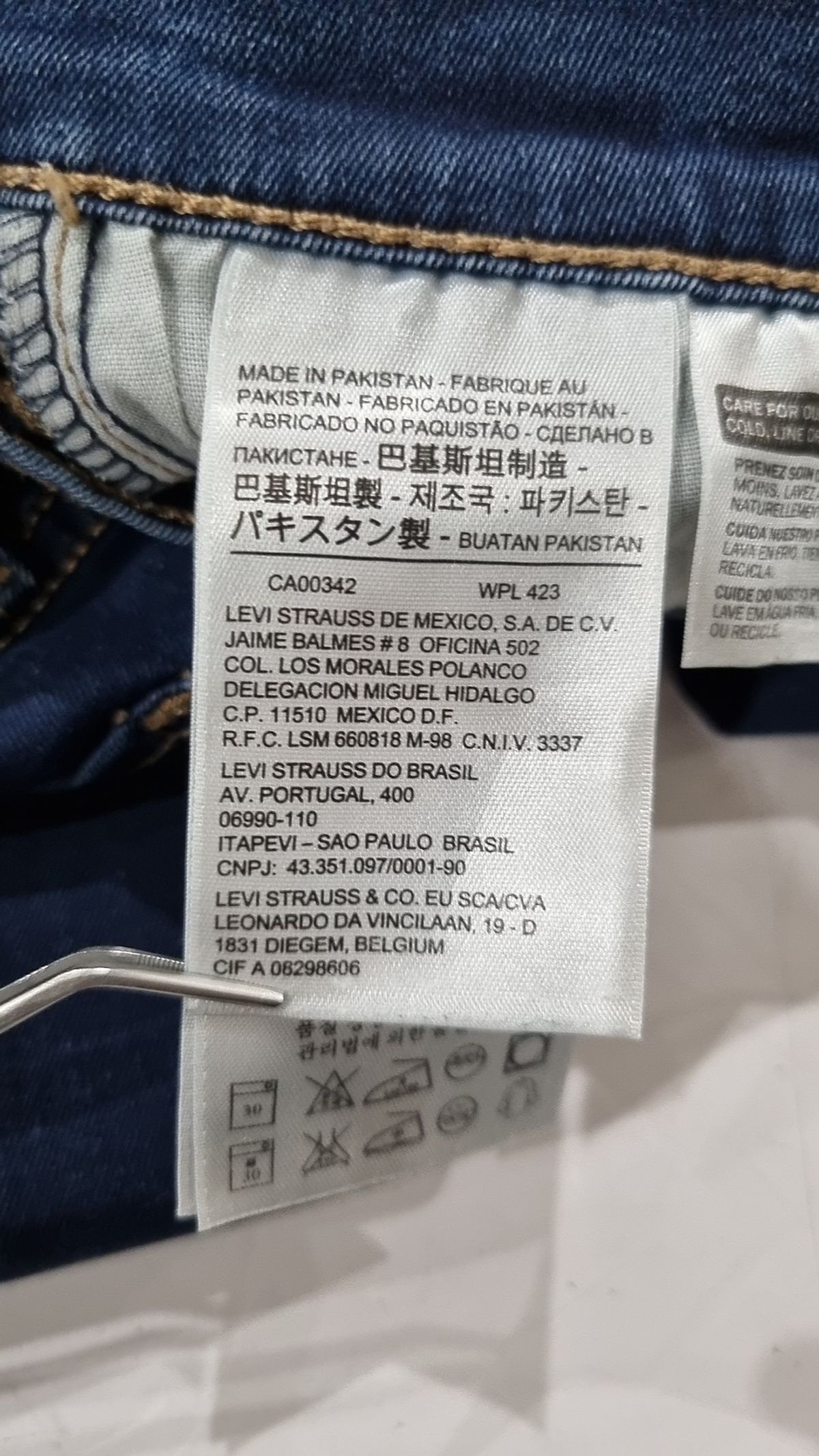 리바이스(LEVI'S) 청/데님 팬츠 24