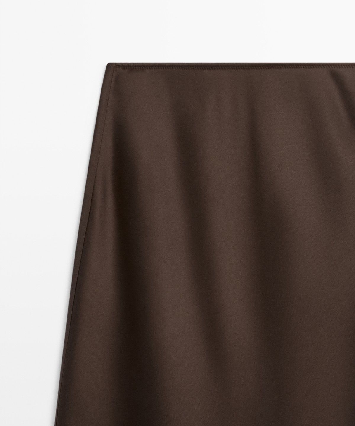 마시모두띠(MASSIMO DUTTI) 새틴 미디 스커트