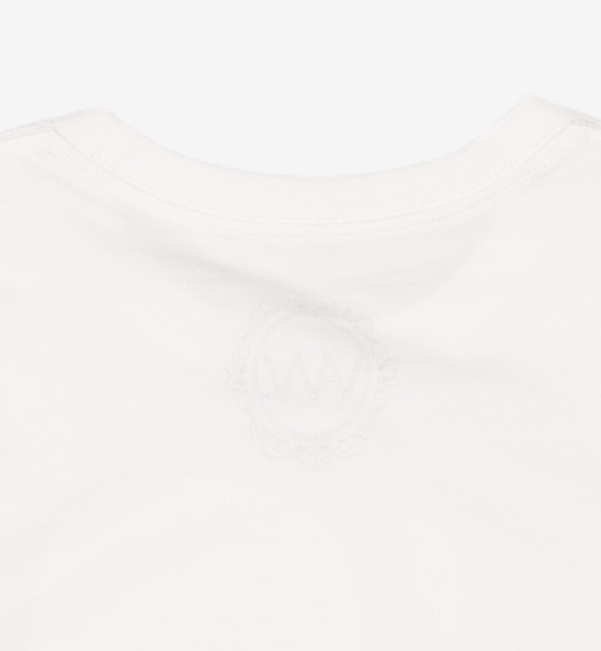 반원 아틀리에(VANONE ATELIER) A3403 Signature silket T-shirt_White FREE