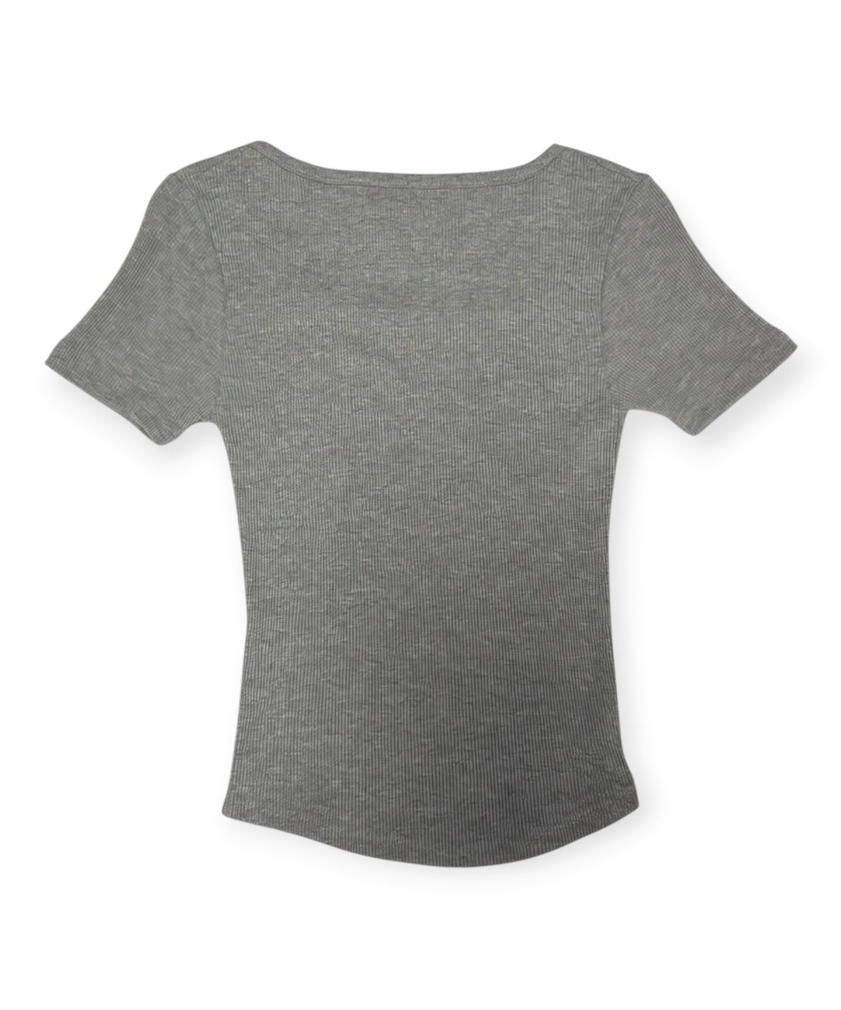 본슬리피(BORN SLIPPY) Crystal Star Square Neck Tee (Gray)