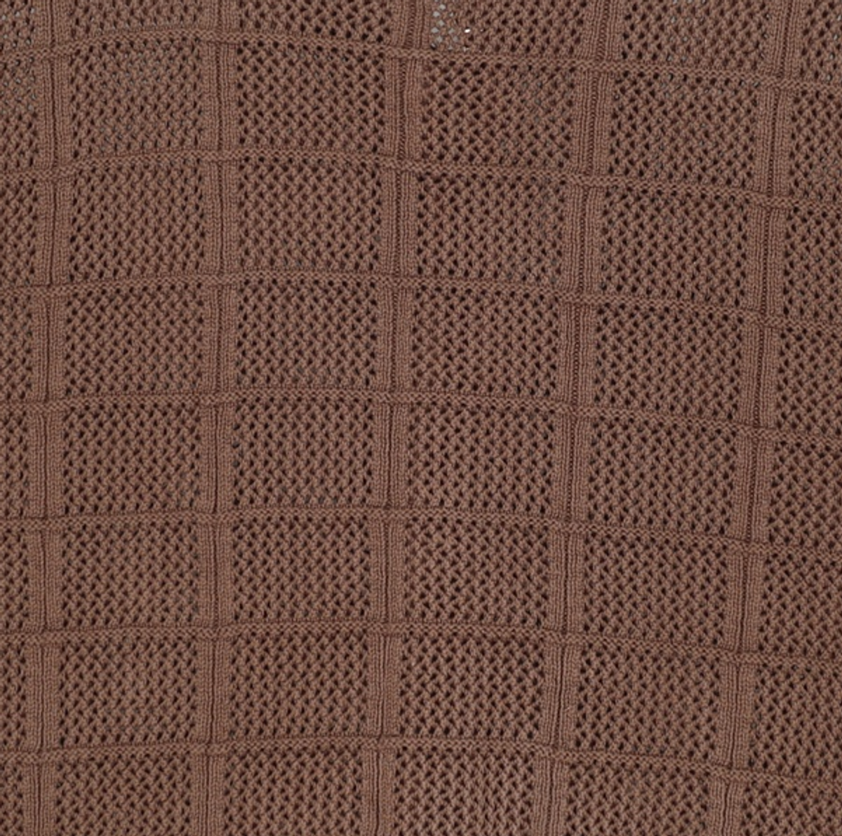 제너럴 아이디어(GENERAL IDEA) UNISEX 스티치 카라 크로셰 가디건 [BROWN] / SBE2U04012 L