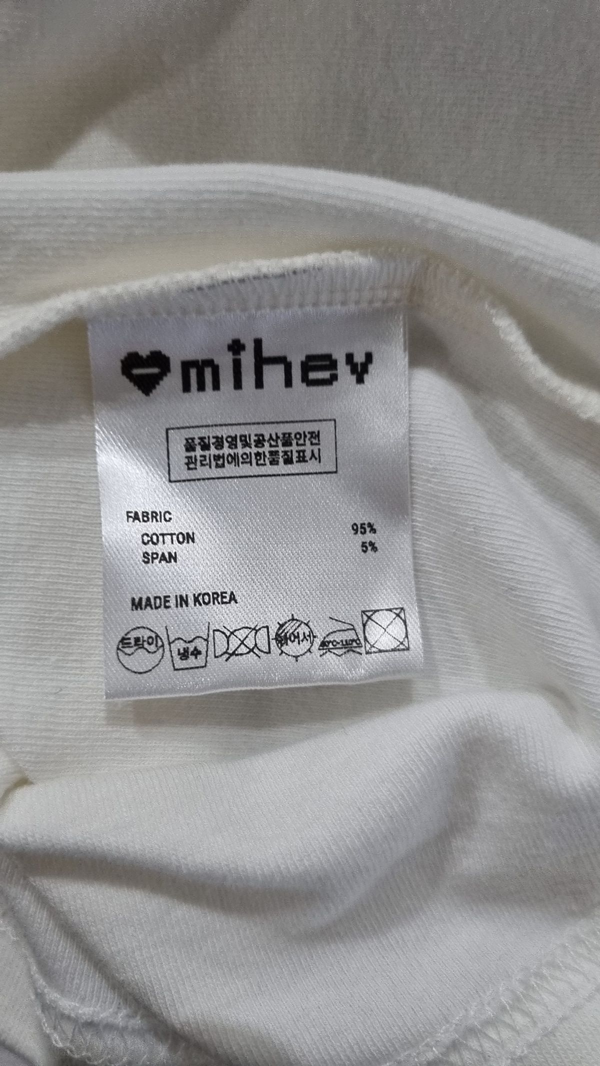 미헤브(MIHEV) 반소매 티셔츠 XS