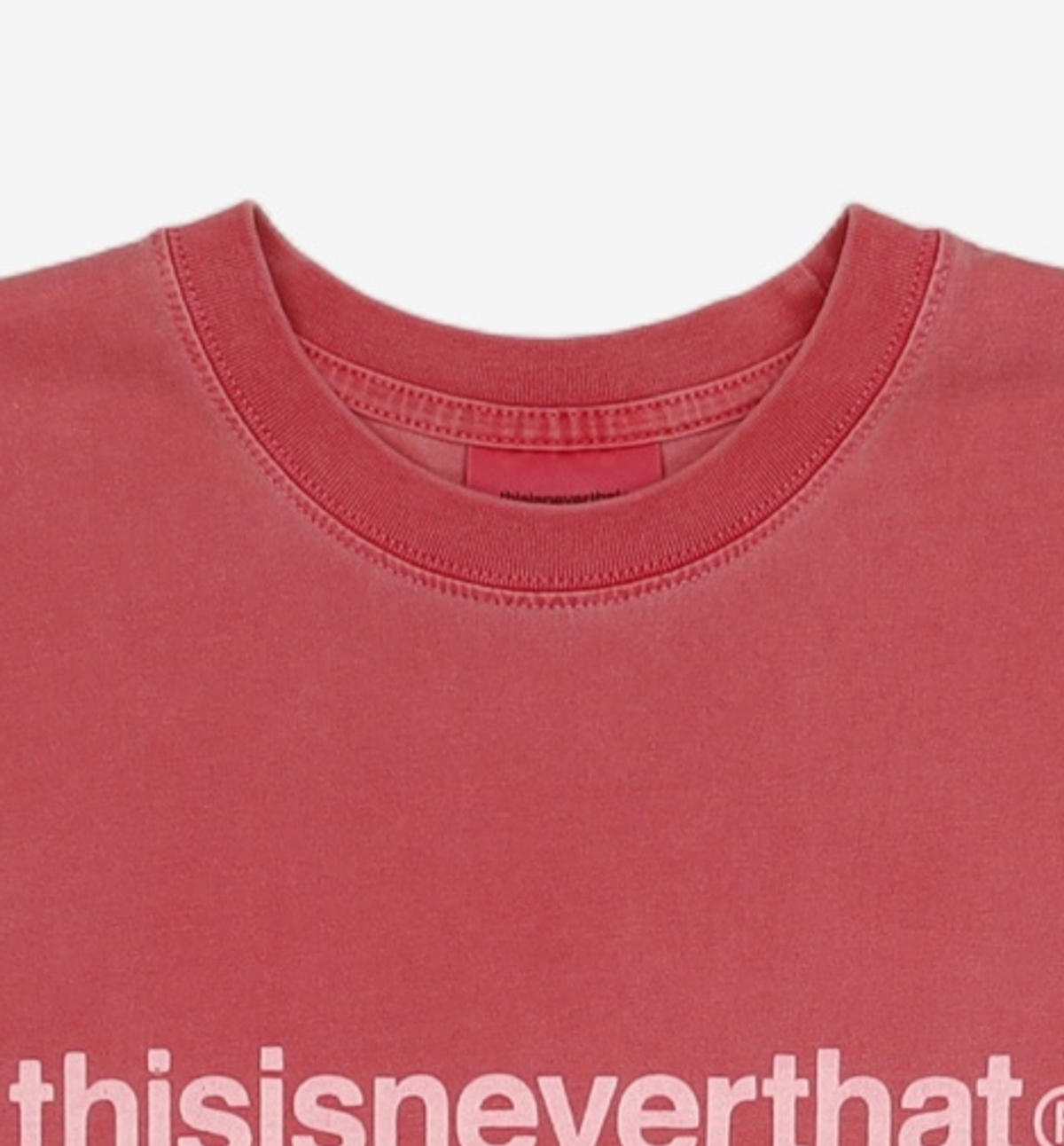 디스이즈네버댓(THISISNEVERTHAT) T-Logo Tee Washed Blue M