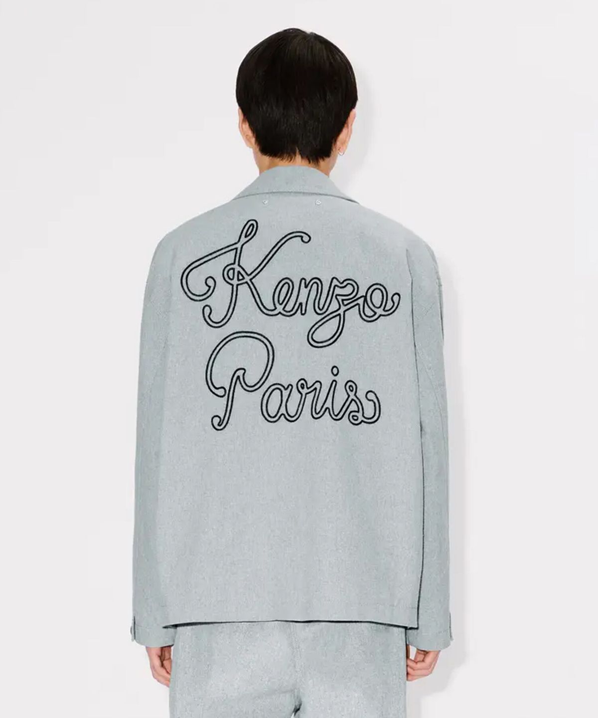 겐조(KENZO) 남성 25FW 겐조 파리 체인 스티치 워크웨어 자켓_K256AMJ109LGX