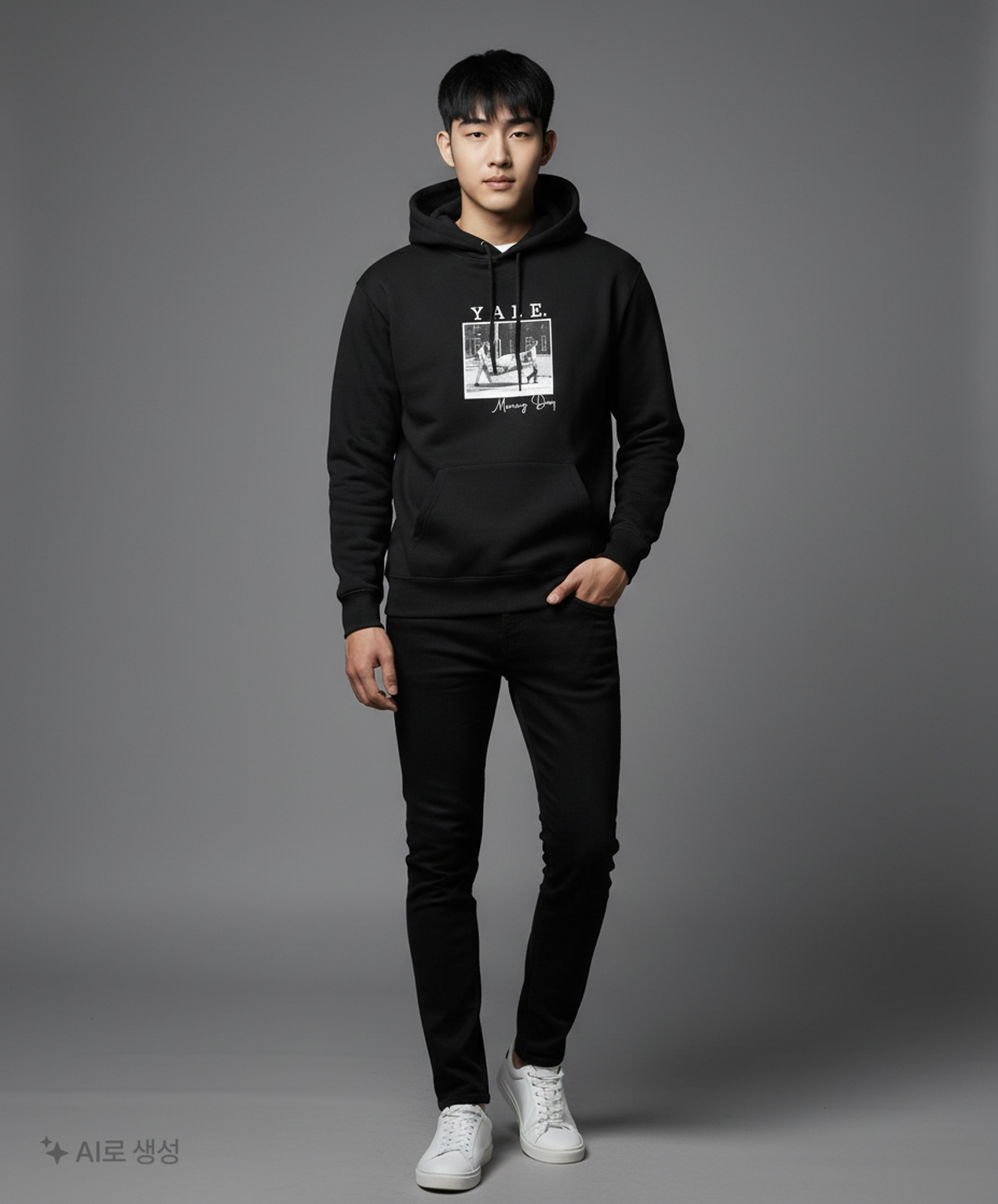 예일(YALE) 후드 티셔츠 L