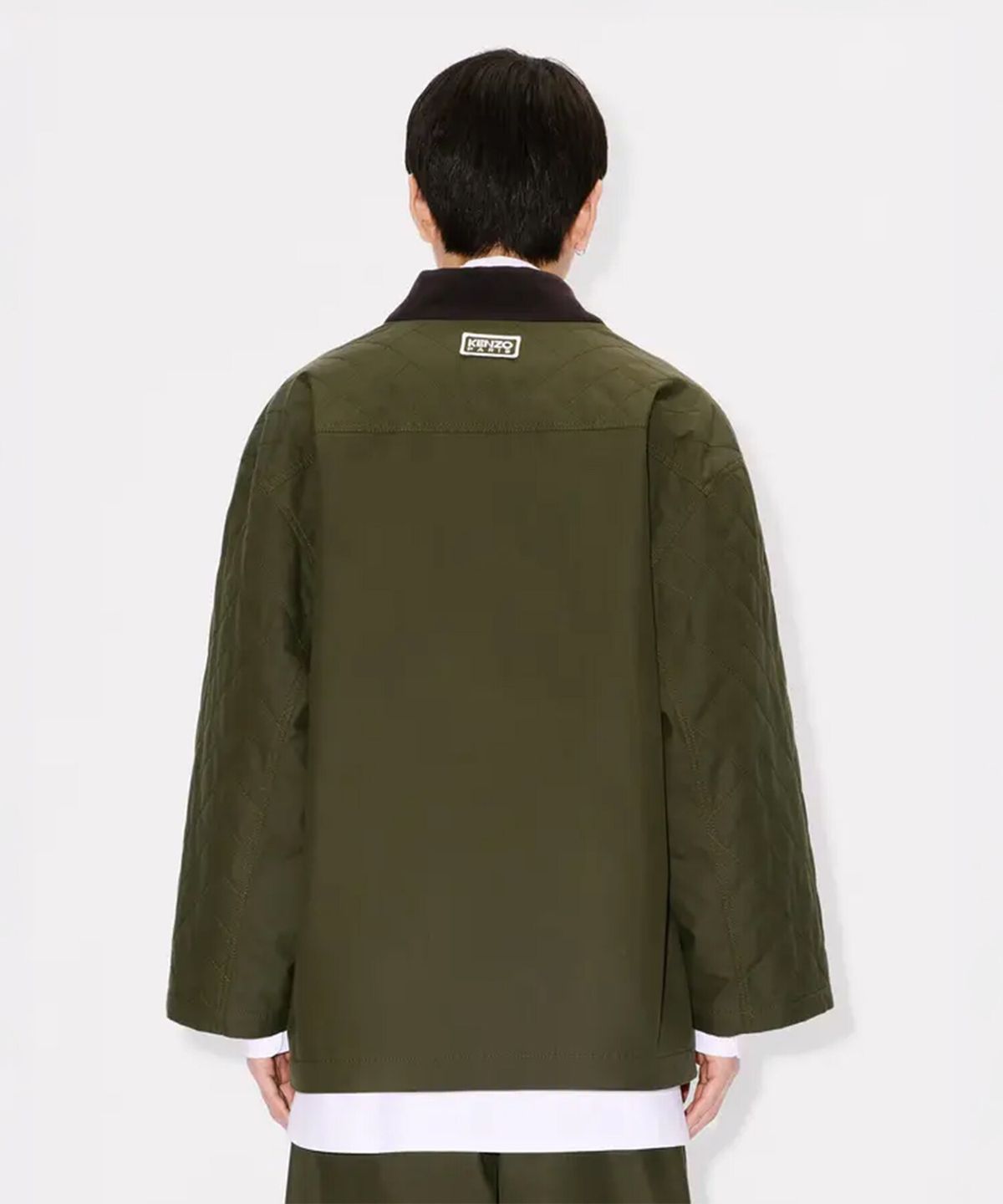 겐조(KENZO) 남성 위브 기모노 코트_K256AMCW01KAX