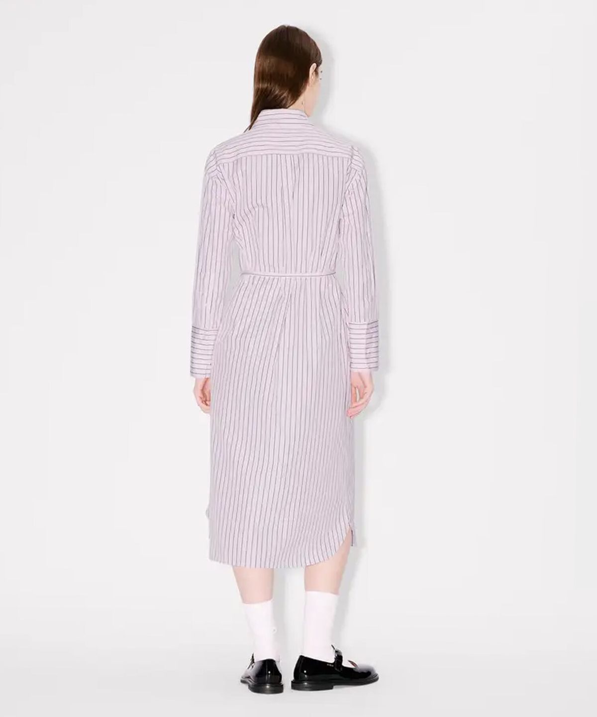 겐조(KENZO) 여성 25FW 보케 핀 미디 셔츠 드레스_K256AWO101PKA
