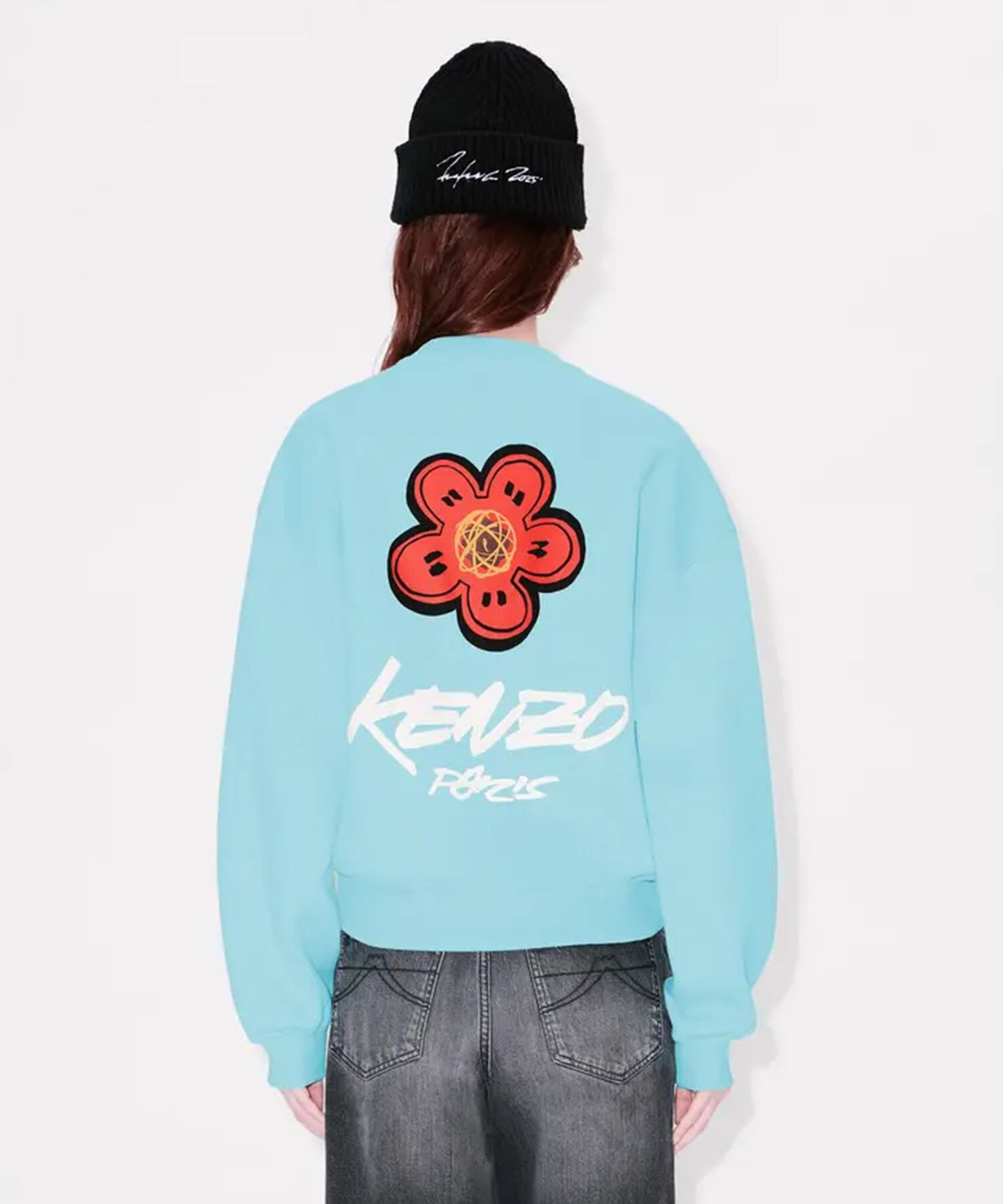 겐조(KENZO) 여성 퓨츄라 오버사이즈 코쿤 스웻셔츠_K256AWWF02AQX