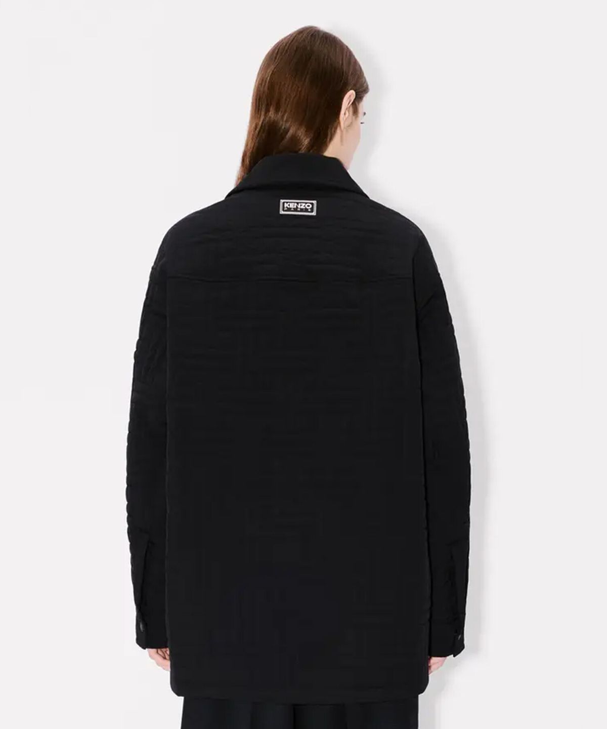 겐조(KENZO) 여성 위브 퀼티드 블루종_K256AWUW01BKX
