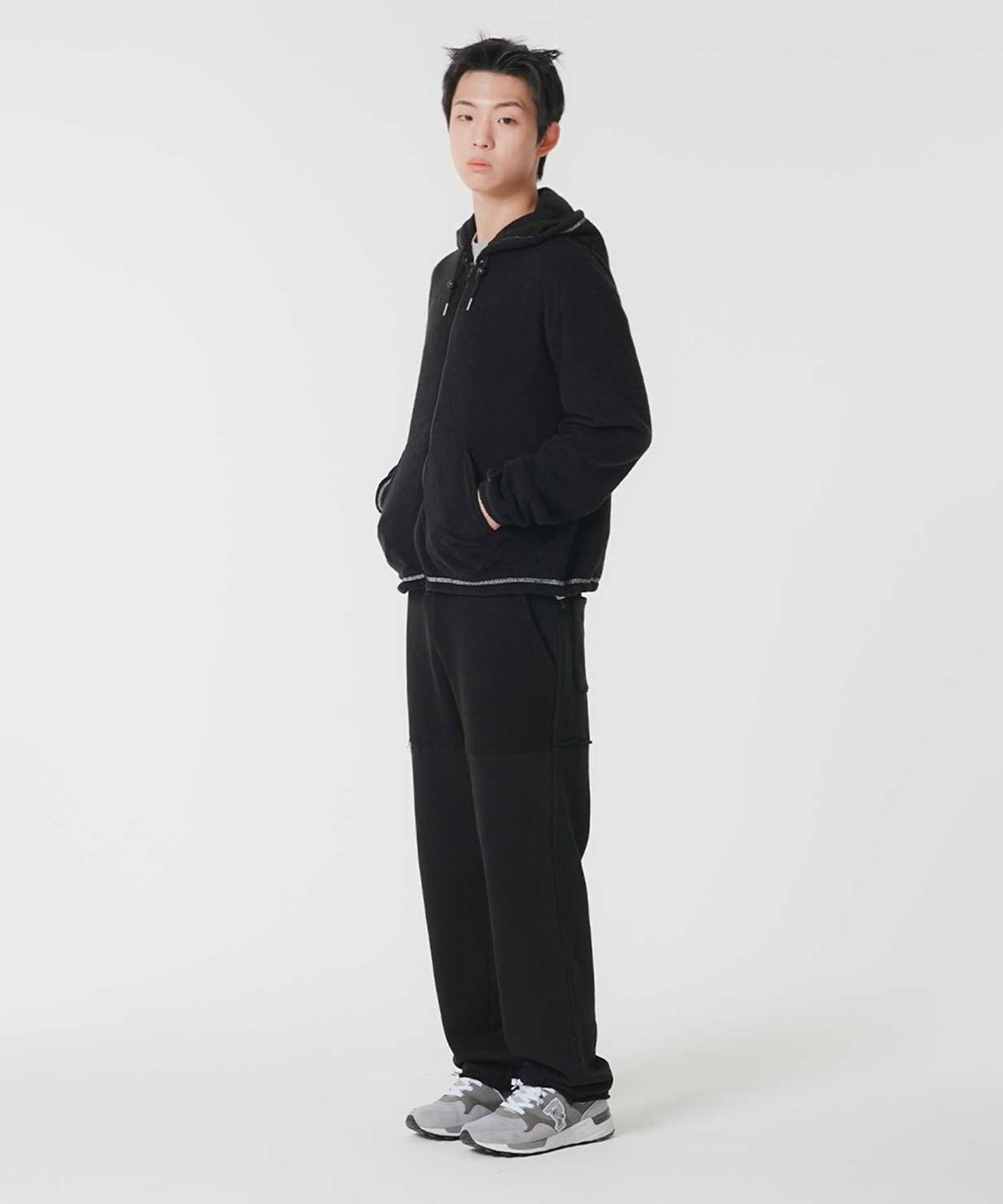 사파리스팟(SAFARISPOT) 로버 로우 스웻 팬츠 (블랙)