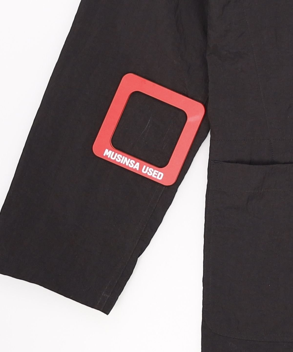 노매뉴얼(NOMANUAL) NYLON SET-UP JACKET - BLACK L