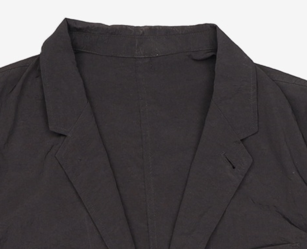 노매뉴얼(NOMANUAL) NYLON SET-UP JACKET - BLACK L
