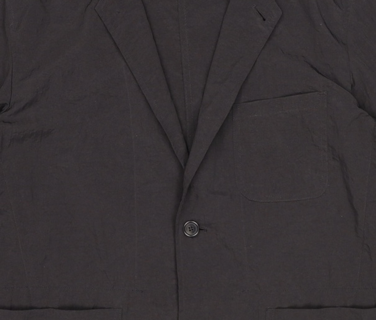 노매뉴얼(NOMANUAL) NYLON SET-UP JACKET - BLACK L
