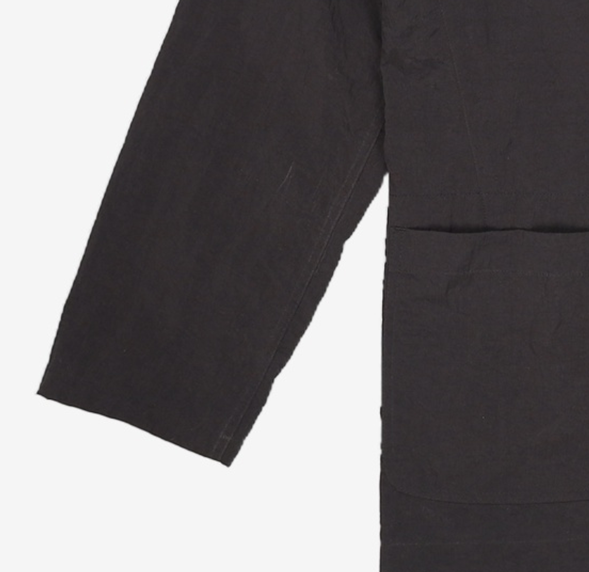 노매뉴얼(NOMANUAL) NYLON SET-UP JACKET - BLACK L