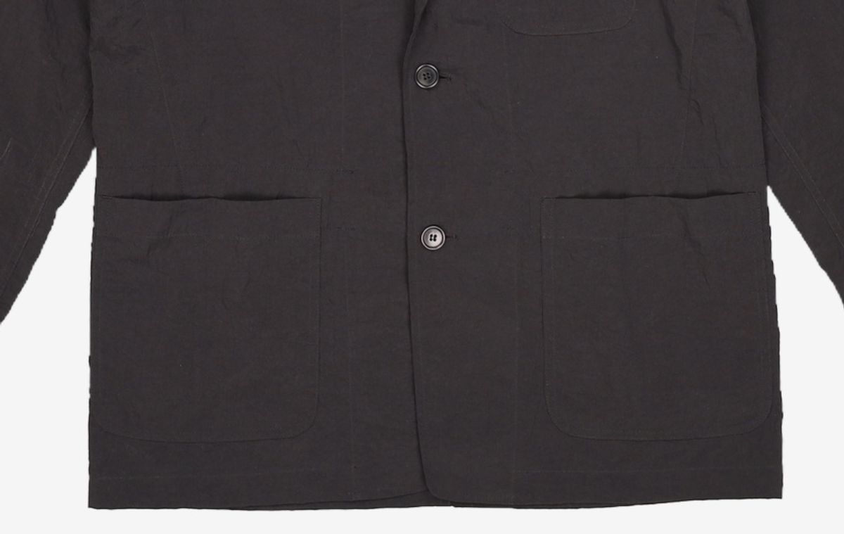 노매뉴얼(NOMANUAL) NYLON SET-UP JACKET - BLACK L