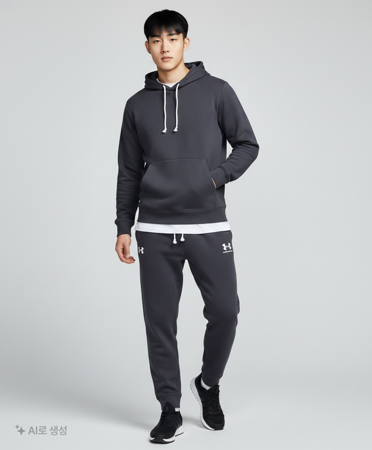 언더아머(UNDERARMOUR) UA 스포츠스타일 테리 조거팬츠 남성용 블랙 1329289-001 XL