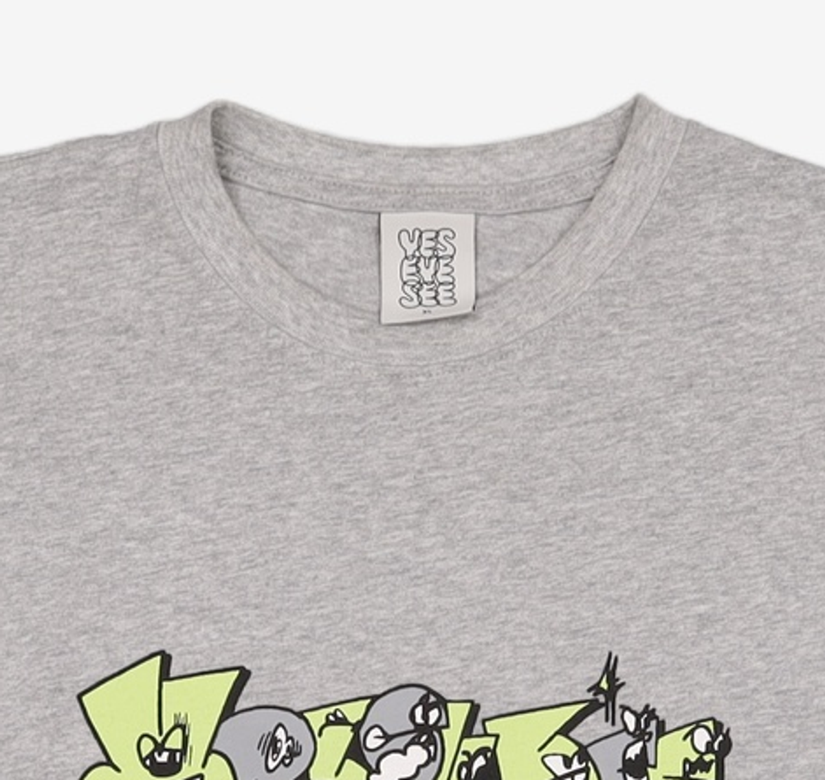 예스아이씨(YESEYESEE) Y.E.S Smoking Graffiti Tee Grey XL