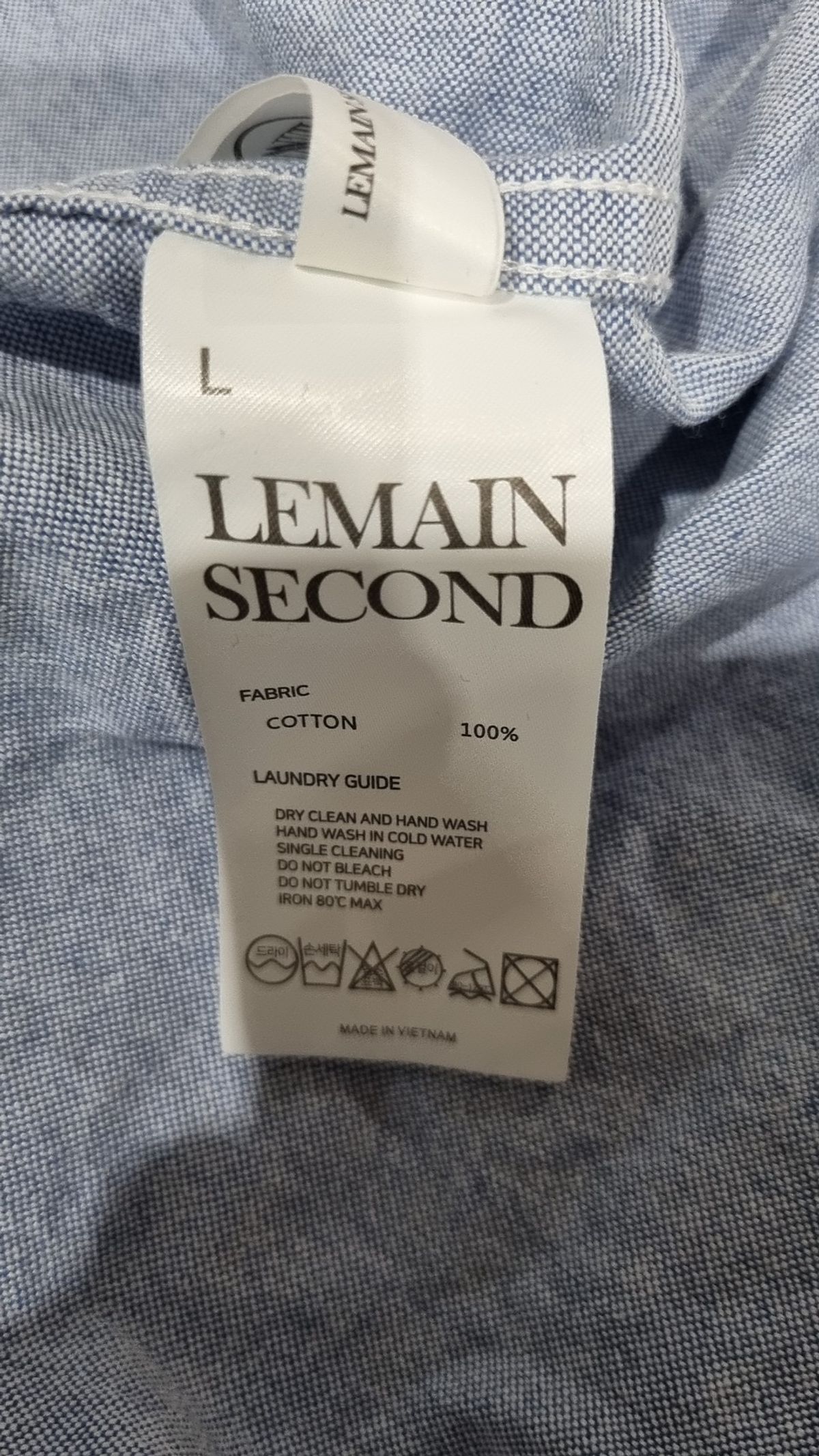 리메인세컨드(LEMAIN SECOND) 캐주얼 셔츠 L