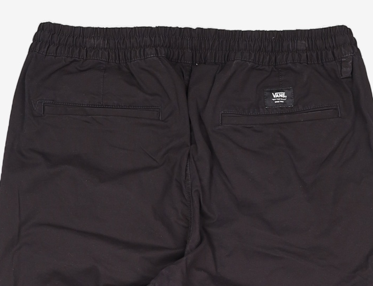 반스(VANS) 레인지 릴렉스드 엘라스틱 팬츠 - 블랙 / VN0A5FJJBLK1 L