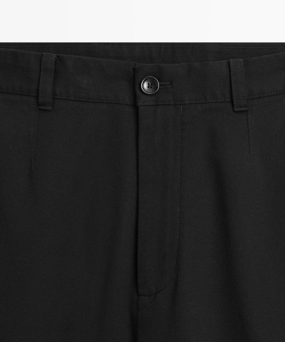마시모두띠(MASSIMO DUTTI) 핀턱 디테일 배럴 핏 팬츠
