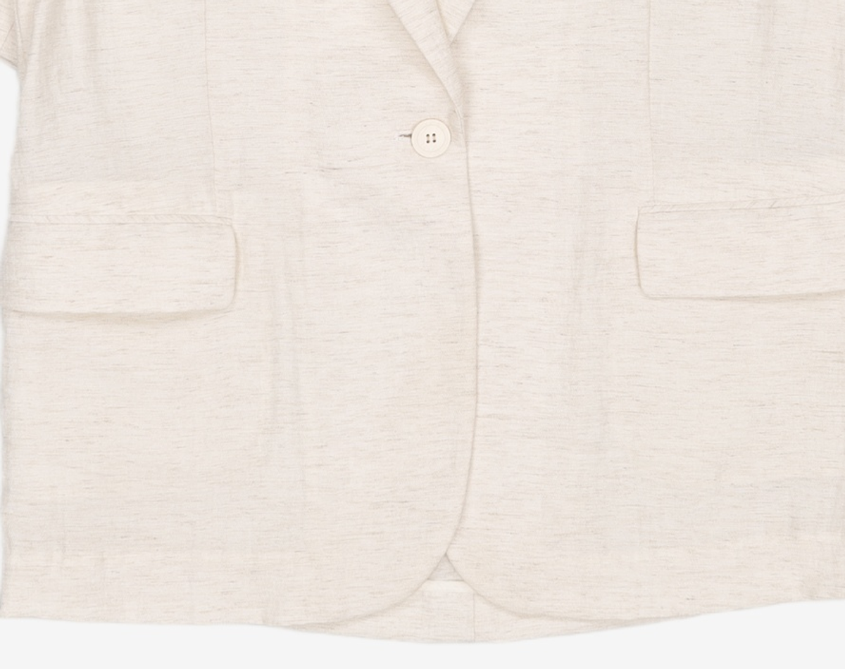 미쏘(MIXXO) 원버튼 반팔 자켓 (JKB62QB RE) MIWJKB81QB M