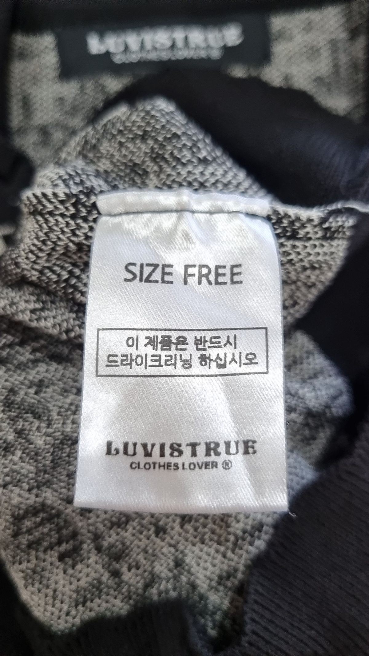 러브이즈트루(LUVISTRUE) 니트/스웨터 FREE