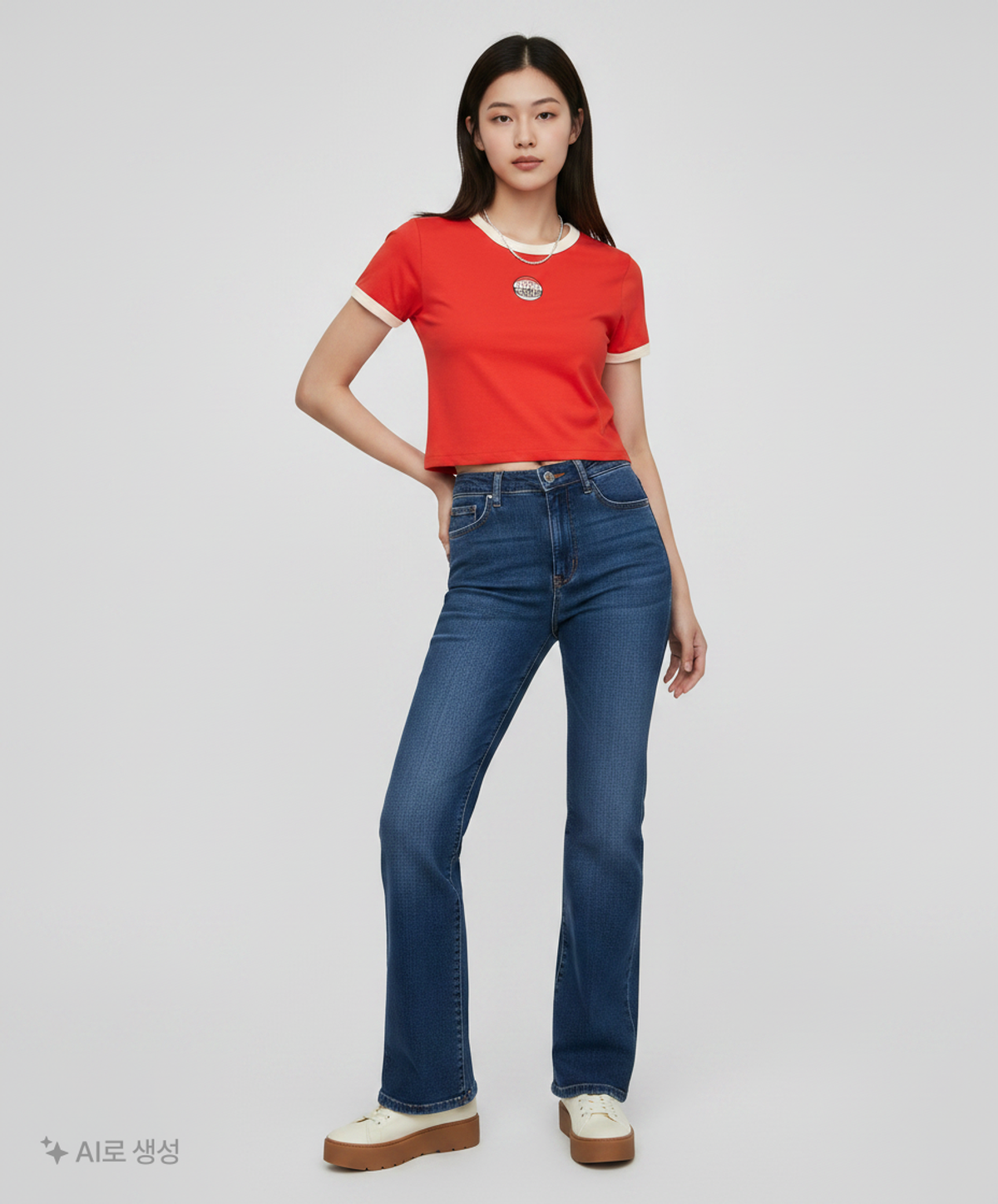 샌드 사운드(SAND SOUND) Lappa Crop TShirt  White M