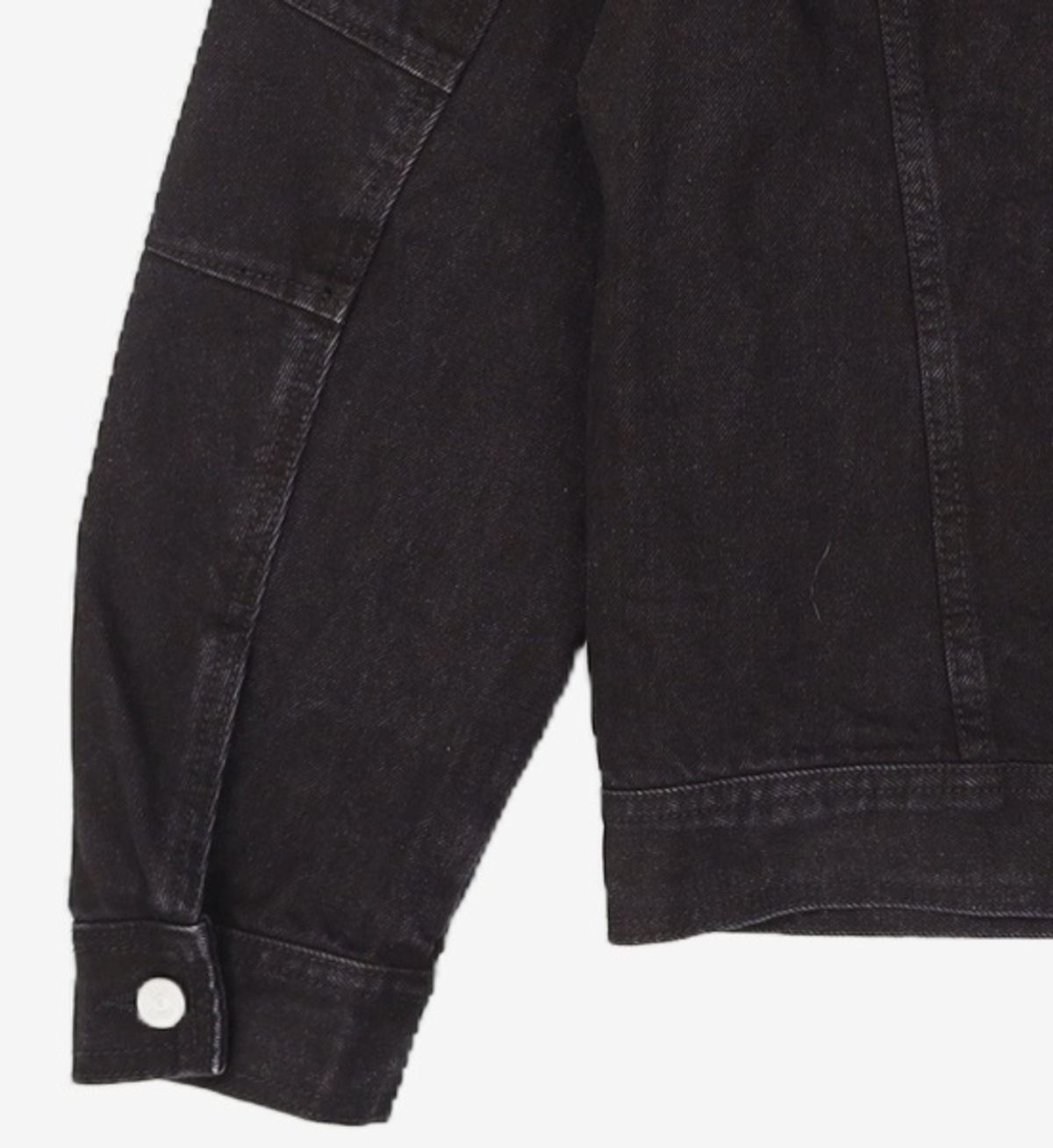 기철(KICHUL) STANDARD DARTS DENIM JACKET (BLACK) XL
