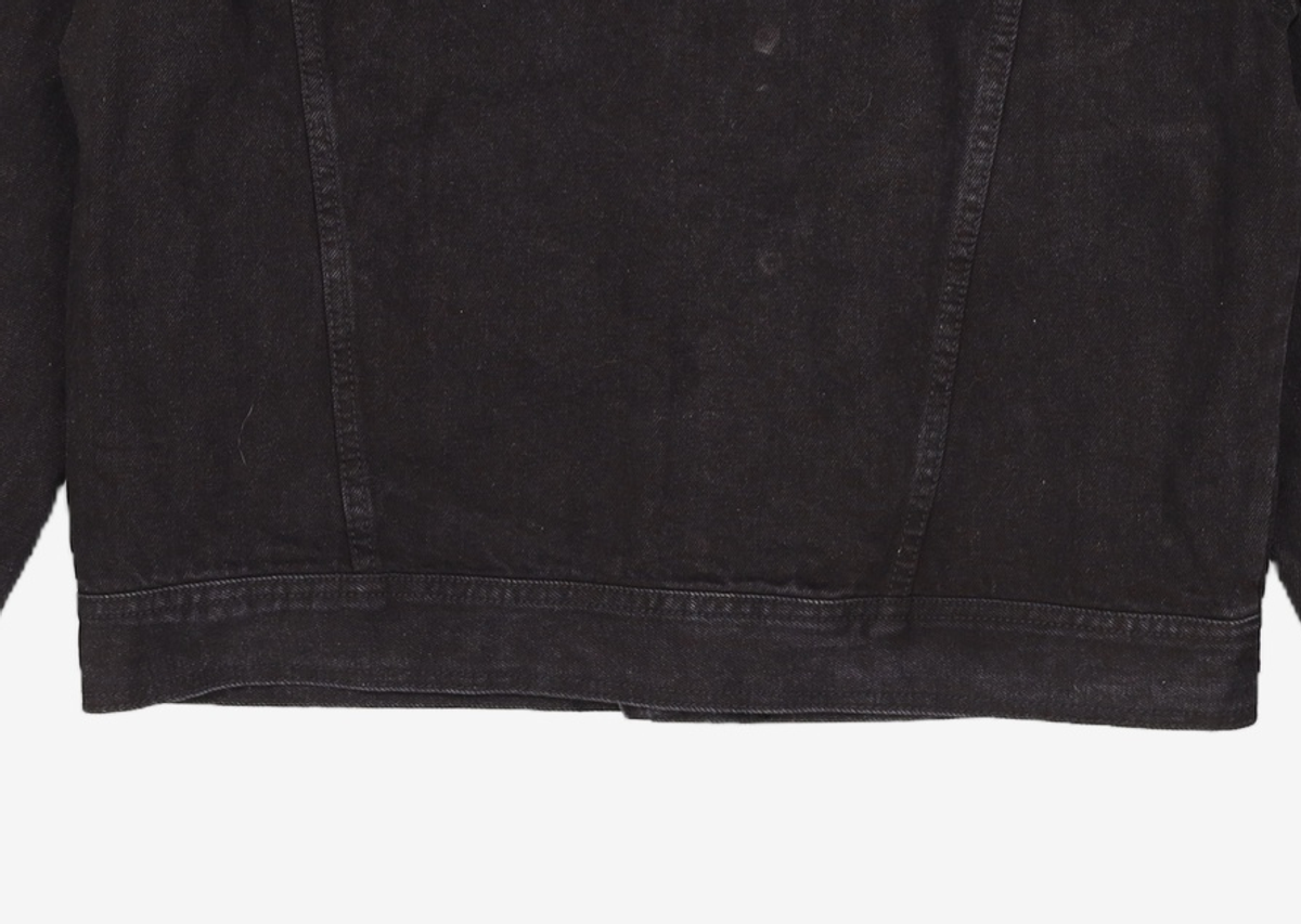기철(KICHUL) STANDARD DARTS DENIM JACKET (BLACK) XL