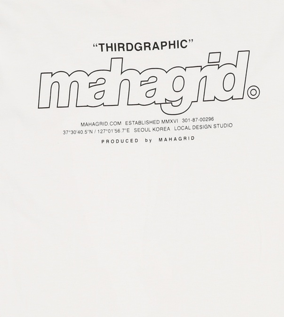 마하그리드(MAHAGRID) 반소매 티셔츠 M