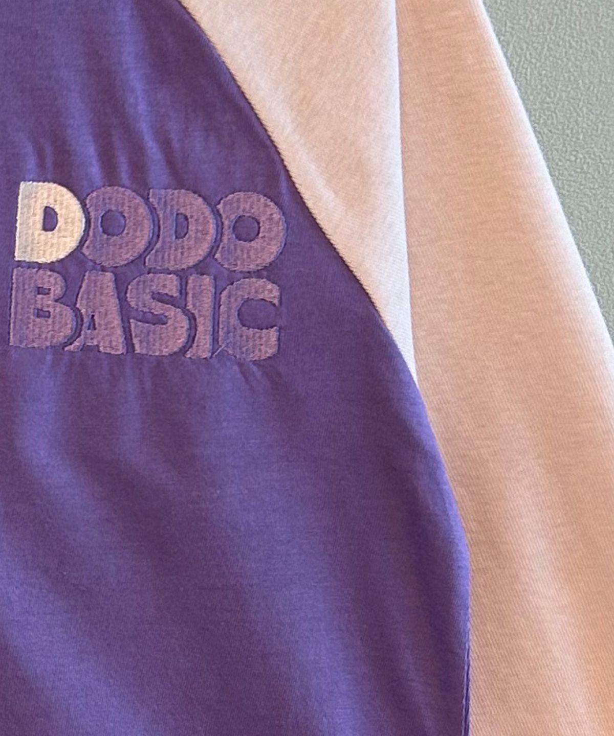 라메종드도도(LA MAISON DE DODO) DODO BASIC Reglan T Shirt (Lavender/Ivory)_키즈긴팔티