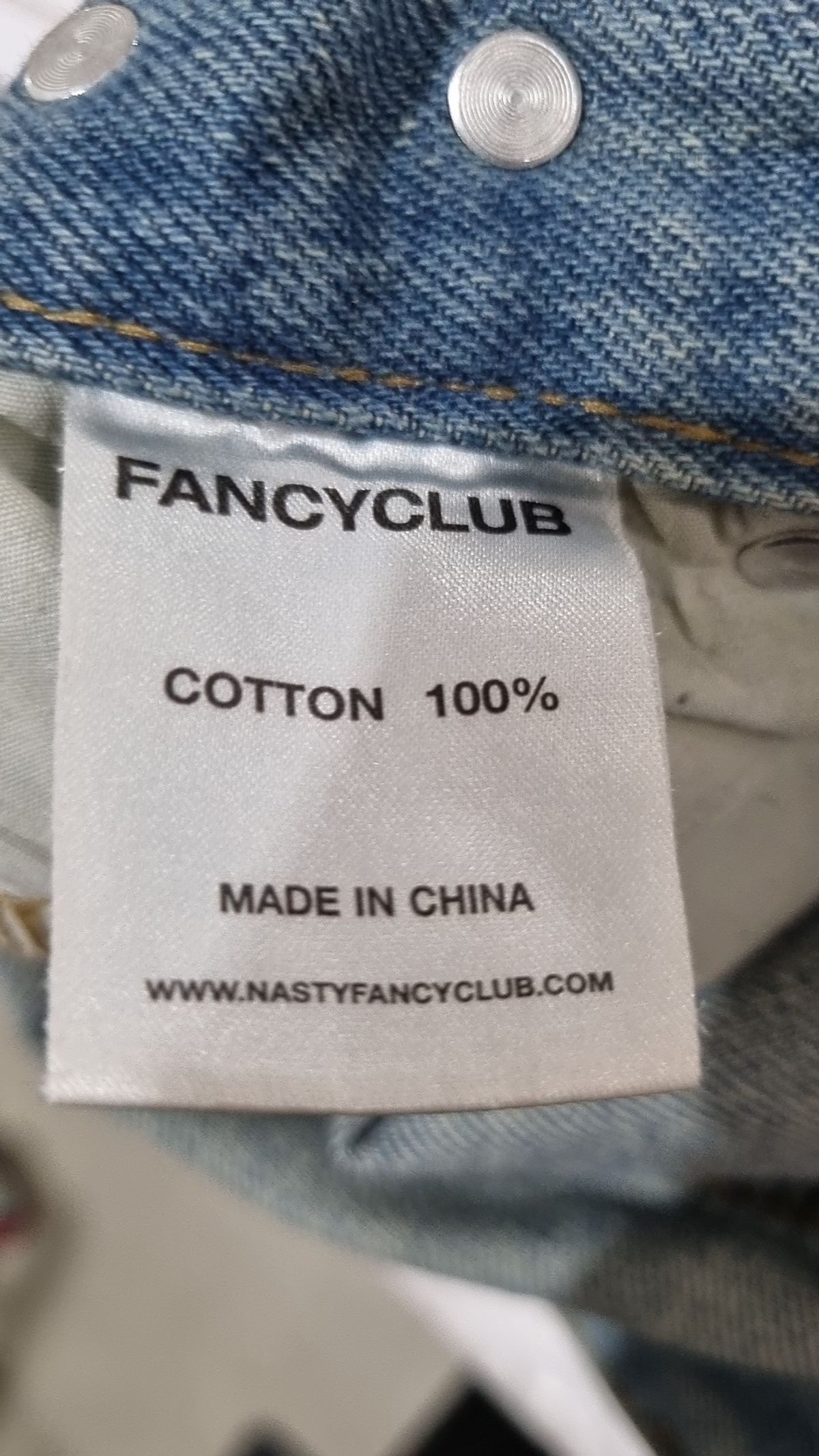팬시클럽(FANCY CLUB) 청/데님 팬츠 2
