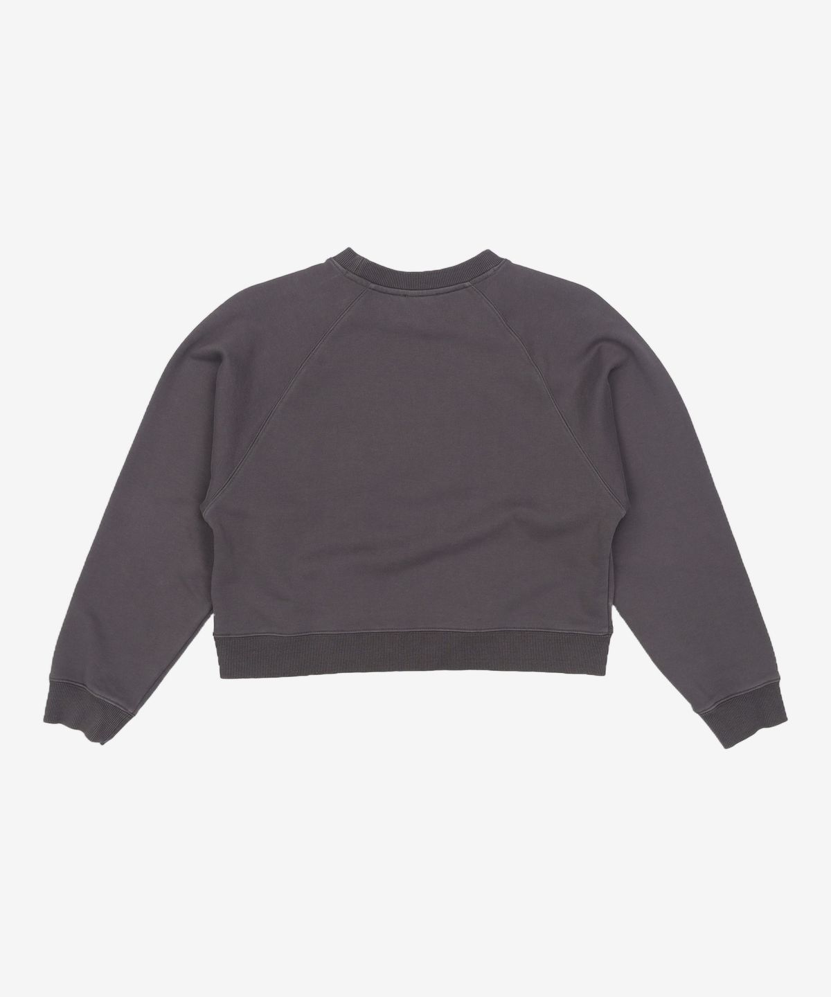 마리떼 프랑소와 저버(MARITHÉ + FRANҪOIS GIRBAUD) W MELLOW LOGO RAGLAN CROP SWEATSHIRT charcoal M