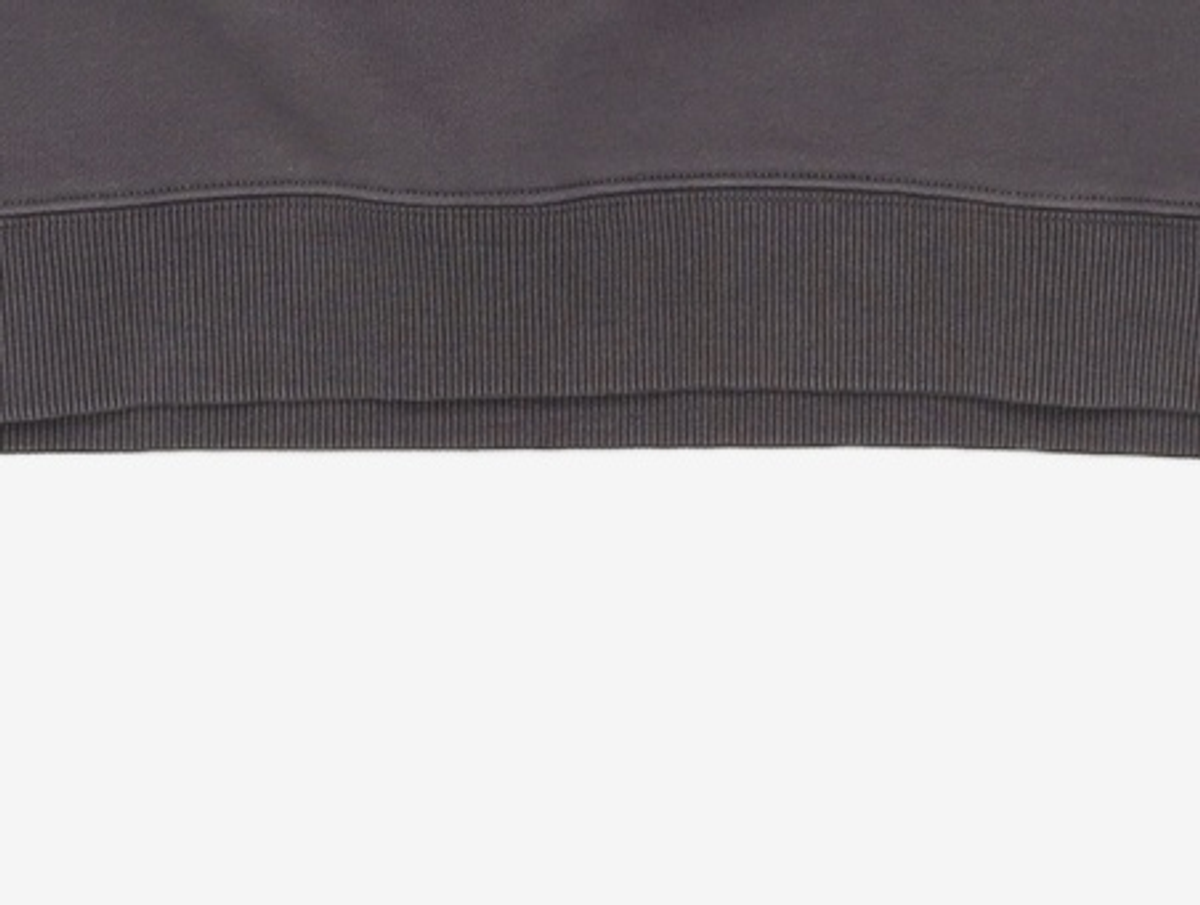 마리떼 프랑소와 저버(MARITHÉ + FRANҪOIS GIRBAUD) W MELLOW LOGO RAGLAN CROP SWEATSHIRT charcoal M
