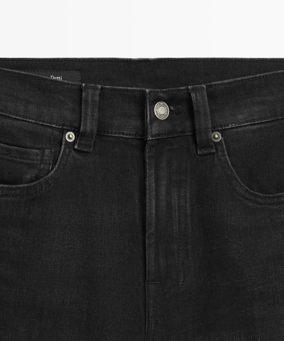 마시모두띠(MASSIMO DUTTI) 하이라이즈 스키니 플레어 진