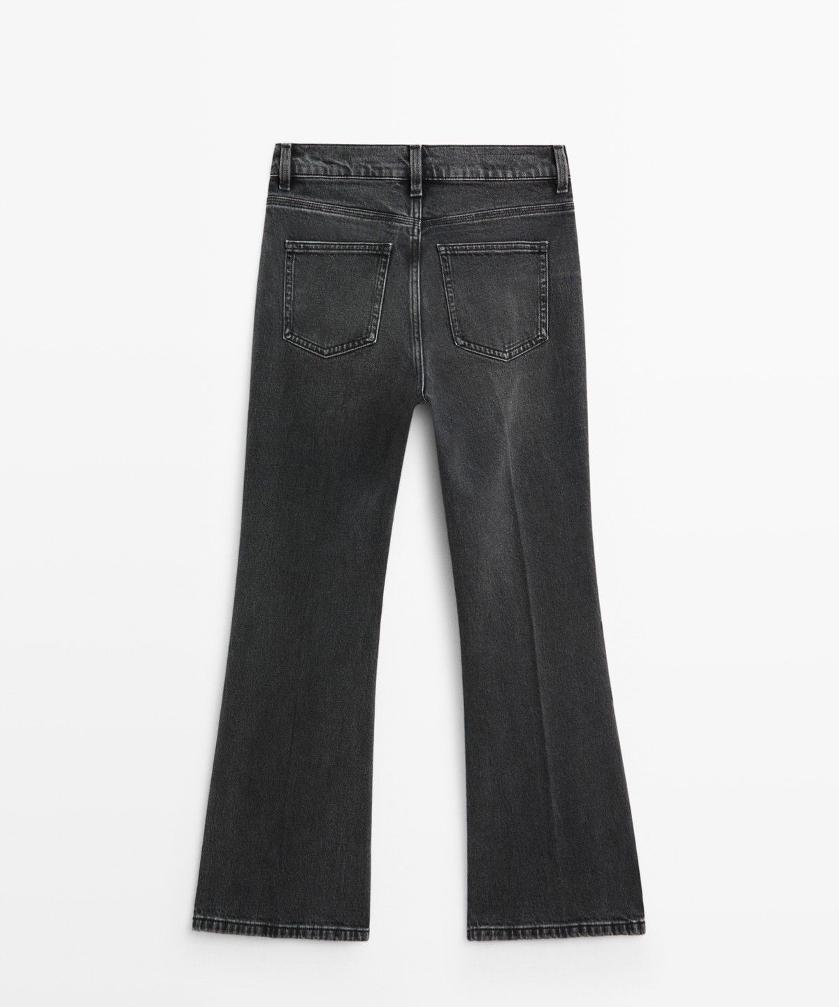 마시모두띠(MASSIMO DUTTI) 미드라이즈 플레어핏 데님 팬츠