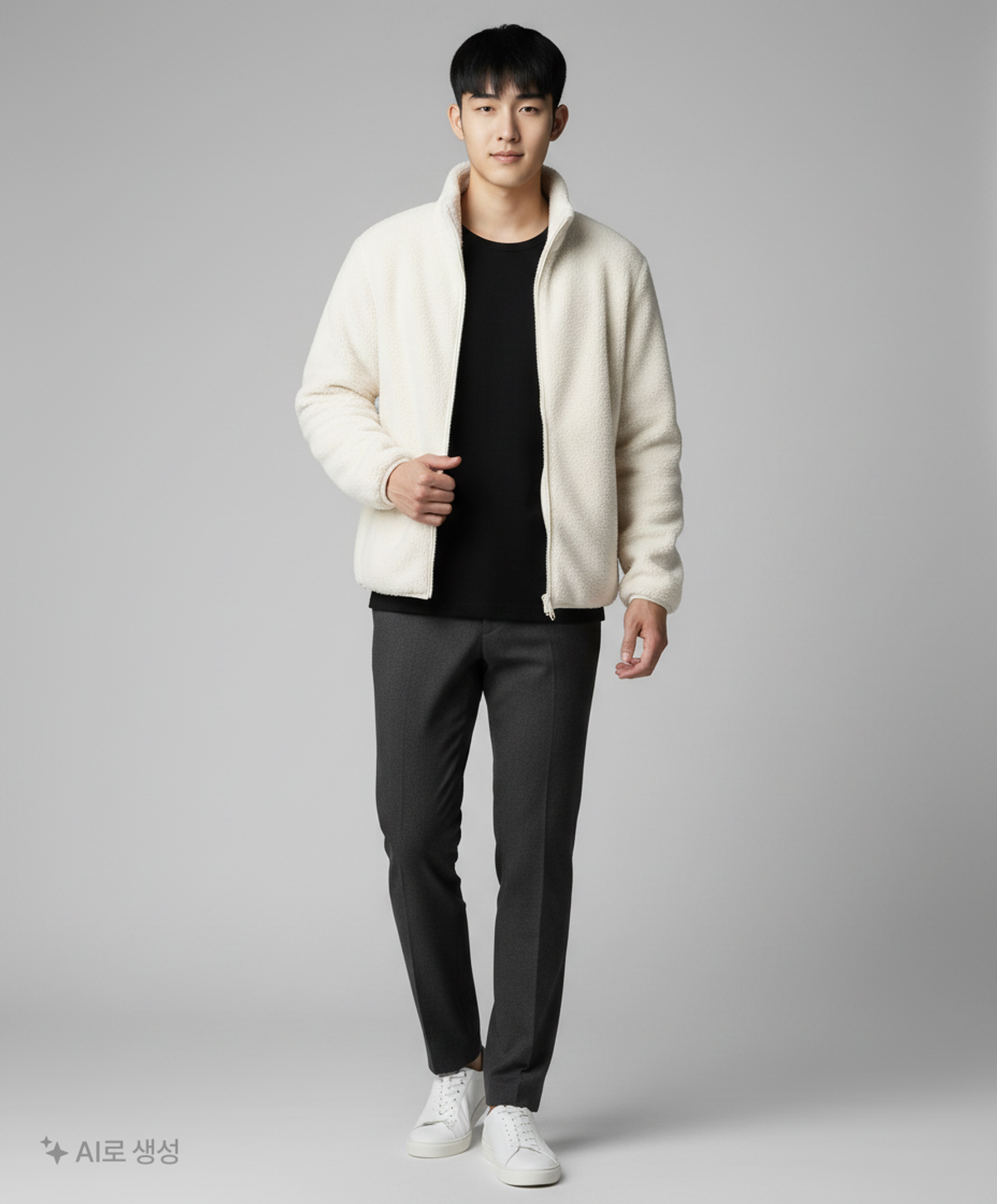 스파오(SPAO) [리사이클] 베이직 퍼플리스 집업_SPFZE11C01 M